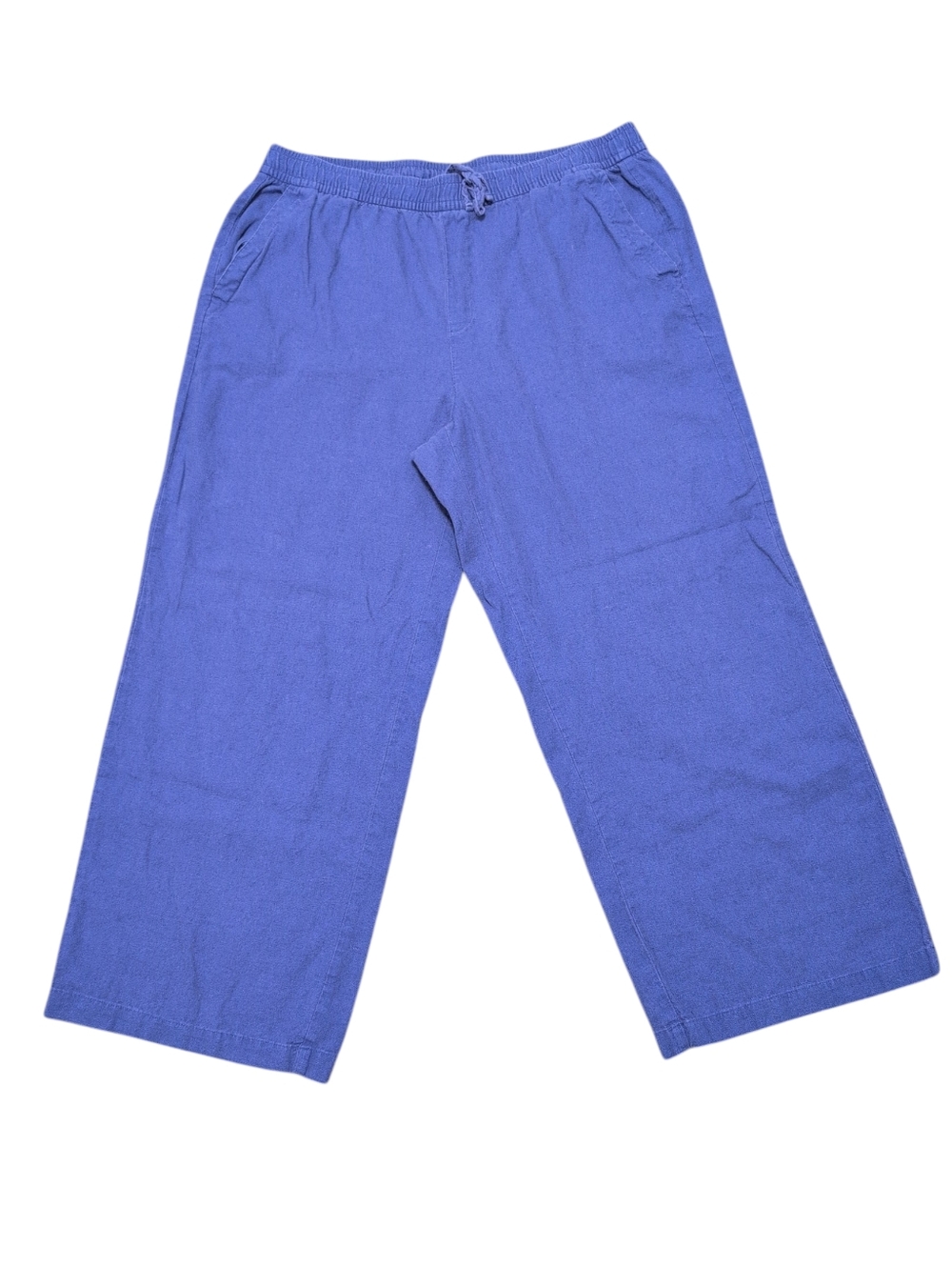 Old Navy High Waist Linen Blend Pull On Pants Size Large - Picture 2 of 11